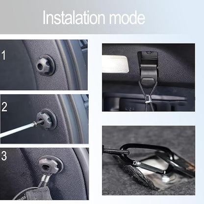 Cargo Net Stretchable，Car Exterior Accessories for SUV, Jeep, Trucks, Double-Layered Network Car Exterior Accessories for Secure Storage 35.4x15.8 inch