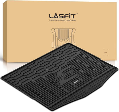 LASFIT Trunk Mat for Ford Mustang Mach-E 2021-2025 2026 (Trunk Base Upper Position) TPE All Weather Custom Fit Cargo Liner