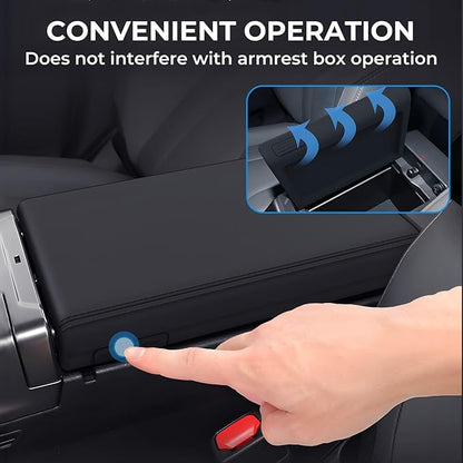 Center Console Cover for Toyota RAV4 2026, Interior Accessories Anti-Slip Center Console Cover Silicone Protective Pad Mat for 2026 RAV 4, Black