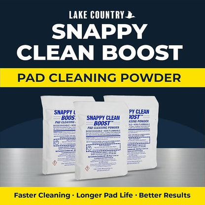 Snappy Cleaner Powder - Concentrated Pad Cleaning Powder Formula for Foam, Wool & Microfiber Pads. Removes wax and polish residue and extends pad life. 11lbs. (5 Liter)