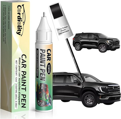 Ebony Twilight Metallic(GB8/WA384A) Touch Up Paint Pen for GMC,Car Paint Scratch Repair Pen Quick and Easy Fix Auto Paint Scratch