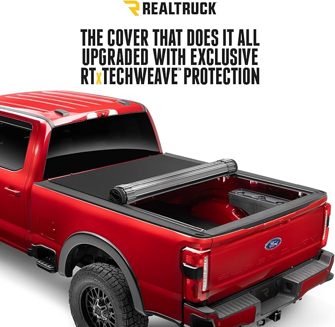 RealTruck TruXedo Sentry CT Hard Rolling Truck Bed Tonneau Cover | 1572216 | Fits 2014 - 2018, 2019 Limited/Legacy Chevy/GMC Silverado/Sierra 1500, 2015-19 2500/3500HD 8' 2" Bed (97.8")