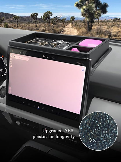 CDEFG Dashboard Storage Tray for 2026 Mazda CX5 12.9" Screen, for 2026+ Mazda CX-5 (S/Select/Preferred/Premium) Accessories Behind-Screen Dash Organizer Storage Box (Not for Premium Plus)