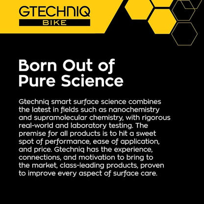 Gtechniq Bike Microfiber Wash Mitt | Ultra Low-Friction Glide, Inner Foam Core Holds High Volume of Wash Suds, Polyester Fibers Capture and Release Contaminants, Minimizes Swirls, Durable | bike-oils