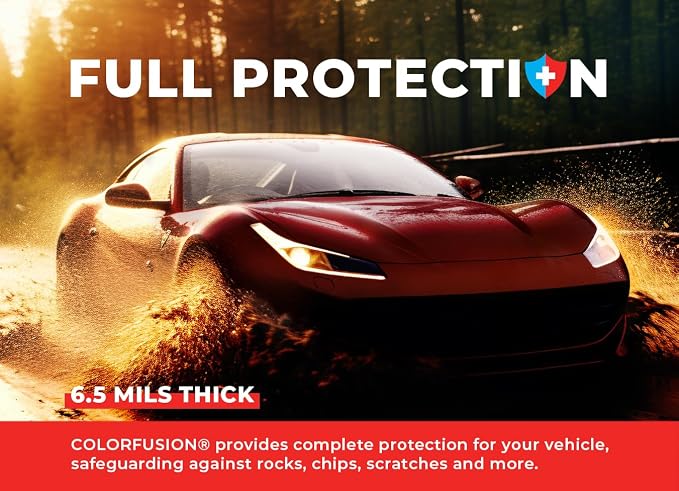 ColorFusion PPF by VViViD, Gloss Demon Dry Apply PPF Vinyl Car Wrap Roll 6ft x 5ft