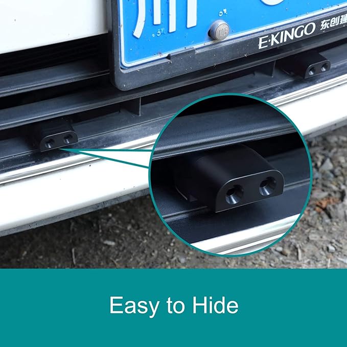 Set of Deer Whistles Warning Device for Car, Deer Whistles for Vehicles with Rubber Pads, Ultrasonic Deer Repeller Device Animal Siren for Car and Motorcycle (4-Piece)