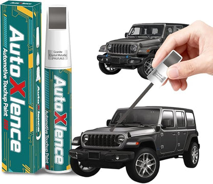 Granite Crystal Metallic(PAU/LAU) Touch Up Paint Compatible with Jeep Car Paint Pen Scratch Repair Automotive Scratch Remover Fix Exact Color Match