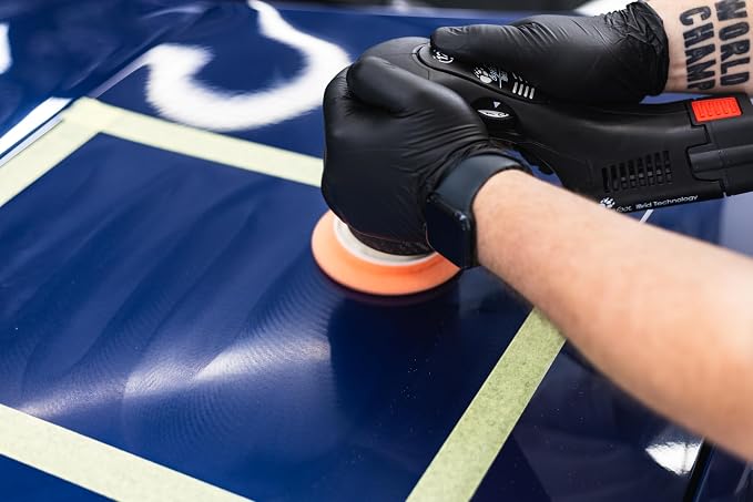Buff and Shine - EdgeGuard Foam Buffing Pads - Orange - 3" Cutting & Polishing Pad - Pack of 2
