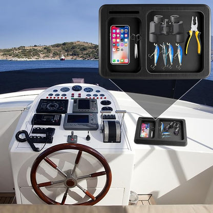EVA Foam Boat Dash Pad, Anti-Slip Boat Dash Organizer Perfect for Fishing Center Consoles (6Color,2Size)