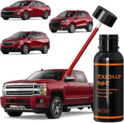 WA434B Cajun Red Touch Up Paint for Chevy, DIY Car Paint Scratch Repair Kit, Automotive Paints, Quick & Easy Fix Scratch Repair Compatible with Chevrolet/Silverado/Equinox/Malibu/Trax/Traverse