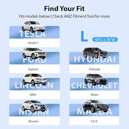 Car Windshield Sun Shade Umbrella [2026 Ice Shield] Custom Fit: Tesla Model Y, Ford Explorer, Chevy Blazer, Hyundai-Palisade & More SUV Car Accessories, Anti-Scratch Max Cool Interior Protector