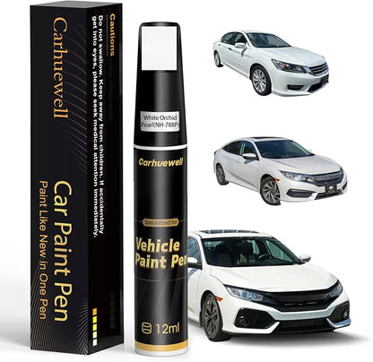 NH-788P White Orchid Pearl Touch Up Paint Compatible with Honda, Exact Match Car Paint Pen Automotive Scratch Repair Remover Kit Quick & Easy Solution for Vehicle Chips and Nicks