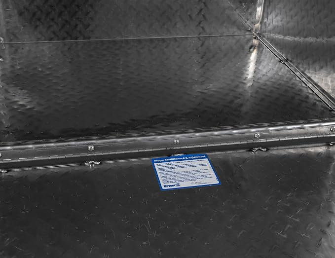 Buyers Products 1705133 Diamond Tread Aluminum Underbody Truck Tool Box, 24 x 24 x 30, Made in USA, .100 in. Thick, Corrosion-Resistant, Locking Compression Latch, Secure Storage for Work Trucks