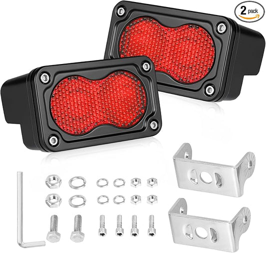 Red LED Pods 3" 40W Diffused CREE LED Pod Lights | Red LED Chase Light Bars Fishing Hunting Emergency Safety Signal Trailer Lights for Truck Pickup Tractor Van Boat UTV