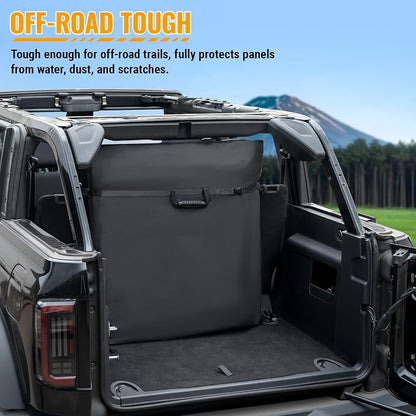 MAIKER OFF ROAD Freedom Panel Hard Top Storage Bag with Handle Compatible with Ford Bronco 2021-2025 Bronco 2 & 4 Door, Heavy Duty 600D Oxford Fabric Car Top Panel Protector Bag