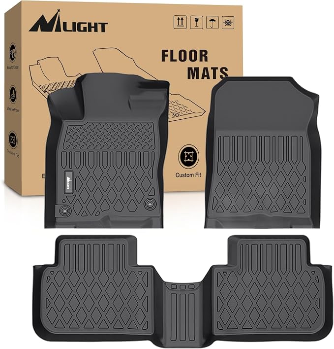 Nilight TPE Floor Mats for Honda Civic 2022 2023 2024 2025 2026 / Acura Integra 2023-2026,All Weather Custom Fit Heavy Duty Floor Liners