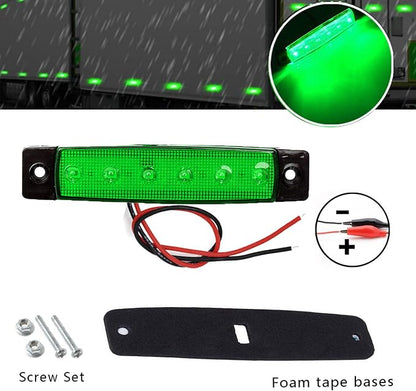 20 Pcs Green LED Rock Strip Lights,Wheel Well Underglow Lighting Kits,Car Rock Lights Exterior Side Marker Lights for Wrangler Truck Golf Cart RV RV SUV Offroad