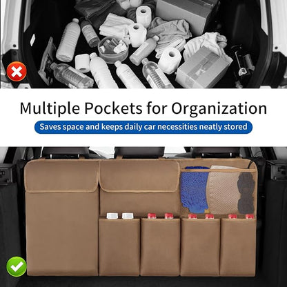 Car Trunk Organizer Backseat Hanging Organizer with Storage Pockets for Subaru Crosstrek, Forester, Outback, Ascent 2000-2024 2025 Car Accessories
