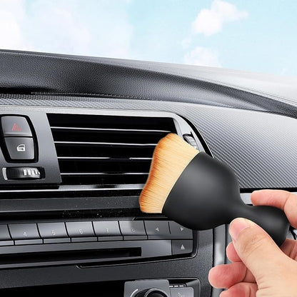 Car Detailing Brush, Soft Bristle Brush Suitable for Car Seats, Center Consoles, and Interior Air Vents, Car Interior Dust Sweeping Brush