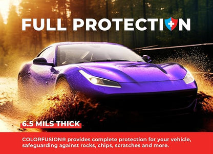 ColorFusion PPF by VViViD, Gloss Flip Purple Blast Dry Apply PPF Vinyl Car Wrap Roll 20ft x 5ft