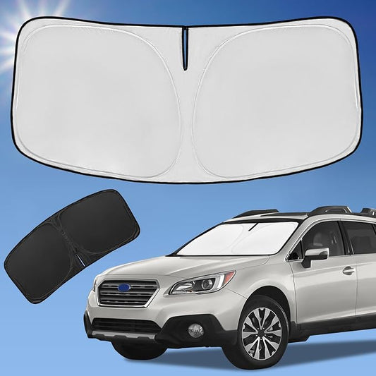 Sun Shade Sunshade for Subaru Outback 2014-2019 Windshield Cover, 4-Layer Front Window Shade Custom fit Outback SUV, Base,Premium,Limited,Touring Sun Visor 240T Shade Blocks UV Rays Car Accessories