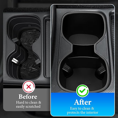 YPHUIKI 4PCS Center Console Organizer Compatible with Honda CRV 2023 2024 2025 2026 Accessories CR-V Hybrid Armrest Organizer Tray Hidden Storage Box Cup Holder