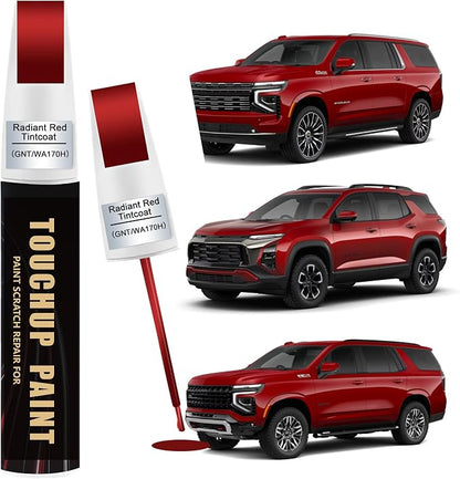 Radiant Red Tintcoat(GNT/WA170H) Car Paint Touch Up Pen for Chevy, 2-In-1 Color Accurate Touch Up Car Scratch Repair Paint Match Chevy Series Automotive Scratch Remover for Nicks & Chips Repair