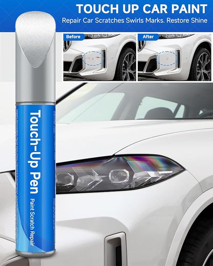 149/9149 Polar White Touch Up Paint Compatible With Mercedes-Benz Exact Match Car Paint Pen Scratch Repair