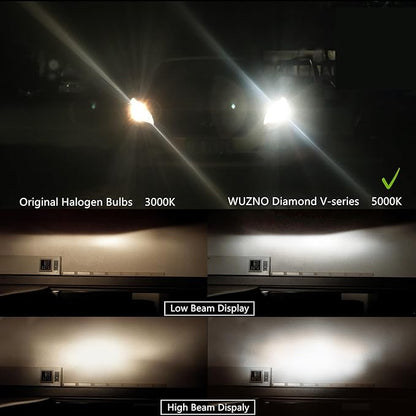 2 Pack 9005 Halogen Headlight Bulb 12V 60W HB3 White 5000k Auto Car Low High Beam Light Bulbs Headlamp Super Bright…