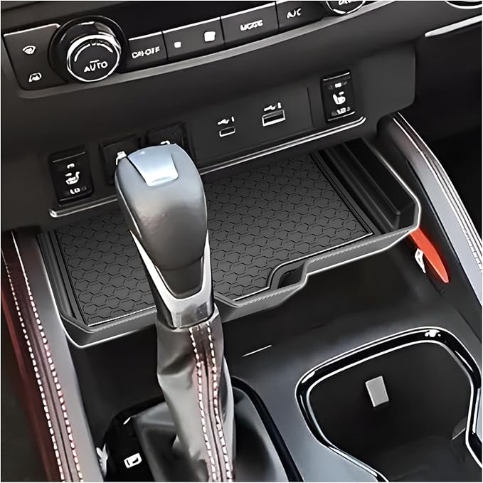 SXCY for 2026 Nissan Frontier Center Console Organizer for 2022-2026 Nissan Frontier Accessories Front Center Console Tray 2026 Frontier Armrest Organizer Storage