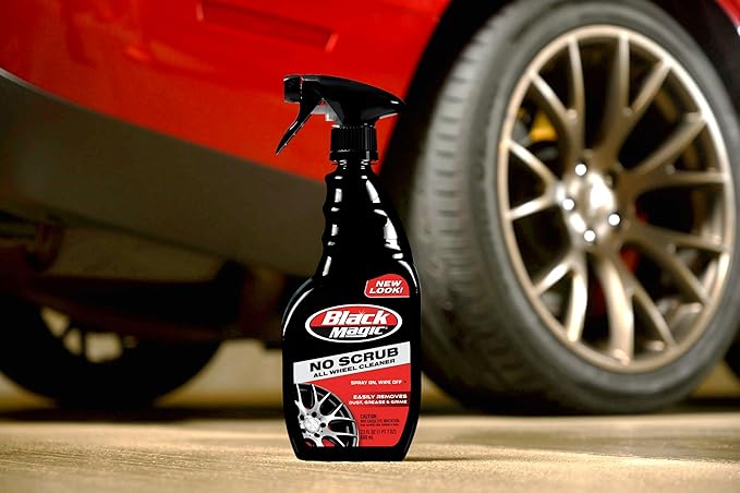 Black Magic 120218 No Scrub All Wheel Cleaner, 23 oz. (Pack of 2) - No Scrubbing Needed, Just Apply, Hose Off and Wipe for Clean Wheels Every Time