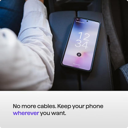 AAWireless TWO+ Compatible with Android Auto & Apple Carplay 2-in-1 Wireless Adapter | Wireless Connection via Bluetooth & WiFi | iPhone X+ & Android 11+ | Multifunctional Button | Made in Europe
