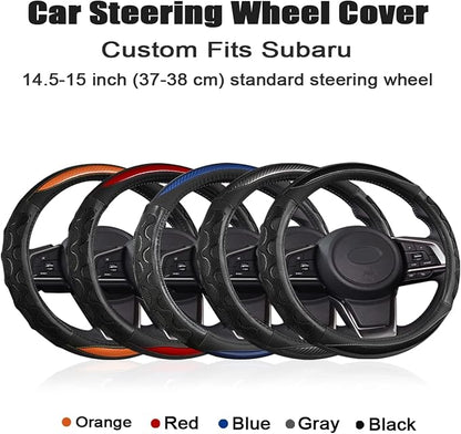 GIANT PANDA Steering Wheel Cover for Subaru Forester, Car Steering Wheel Cover for Subaru Outback and Crosstrek - Blue