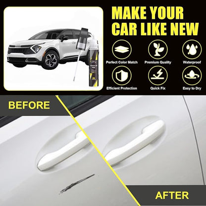 XNA Aurora Black Pearl(ABP) for KIA Touch Up Paint, 2 in 1 Car Scratch Remover with Pen Tip and Brush, Exact Color-Matched for Car Paint Scratch Repair, Quick & Easy Fix Chips and Nicks