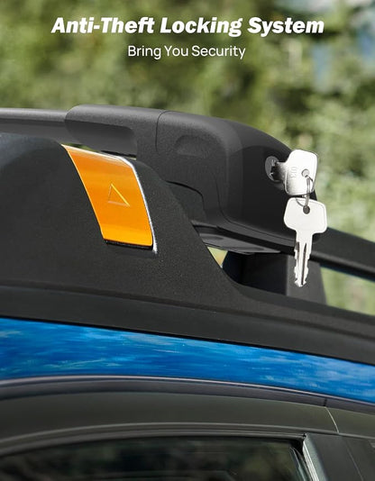 JOYTUTUS Car Roof Rack Cross Bars Compatible with Subaru Outback Wilderness 2022-2025 with Lock (Only Fit Wilderness), 300LB Aluminum Crossbars for Roof Racks Suitcase Kayak Canoes Bike Skis Snowboard