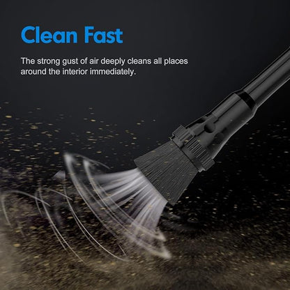 Professional Car Cleaning Gun - Tough Stain Remover for Auto Upholstery, Leak-Proof Multi-Purpose Air Pulse Detail Cleaner Kit, Air Compressor Compatible for Home & Vehicle Interior/Exterior