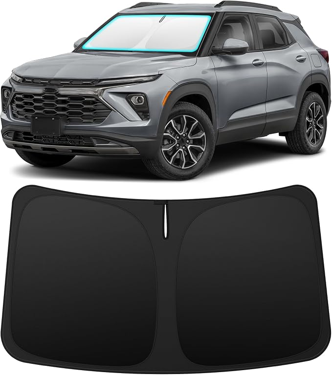 INSAUTO Custom Fit Windshield Sun Shade Accessories for Chevrolet/Chevy Trailblazer 2021-2026, Foldable Front Window Sunshade, UV & Heat Reflector, Keeps Interior Cool, Includes Storage Bag
