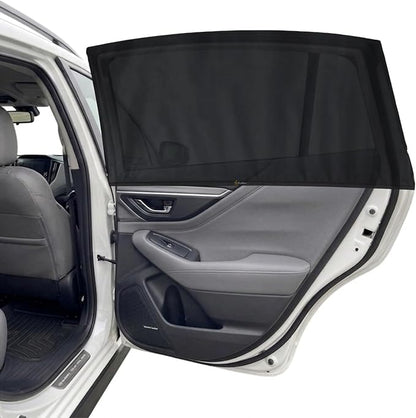 EcoNour Car Window Screen for Subaru Outback (2020–2025) 2 Pack | Breathable Mesh Camping Window Covers | 100% Protection from Bugs, Mosquito & UV | Baby Safe Privacy Blackout Net | Car Accessories