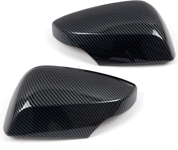 HIGH FLYING Carbon Grain Car Review Side Mirror Cap Cover ABS for Subaru WRX STI 2015-2021 (Only Fit STI)