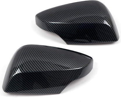 HIGH FLYING Carbon Grain Car Review Side Mirror Cap Cover ABS for Subaru WRX STI 2015-2021 (Only Fit STI)