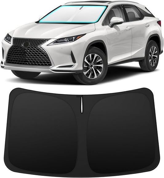 INSAUTO Custom Fit Windshield Sun Shade Accessories for Lexus RX 2016-2022, Foldable Front Window Sunshade, UV & Heat Reflector, Keeps Interior Cool, Includes Storage Bag