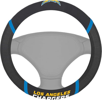 FANMATS NFL Unisex-Adult Embroidered Steering Wheel Cover