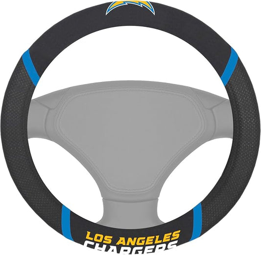 FANMATS NFL Unisex-Adult Embroidered Steering Wheel Cover