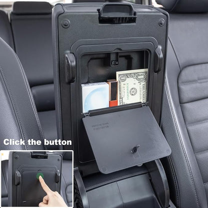 PIMCAR 4-Piece Center Console Organizer Set for 2023-2025 2026 Honda CRV Custom Fit Armrest Tray, Console Tray, Hidden Storage Box and Armrest Dividers ABS Material Car Interior OEM Accessories