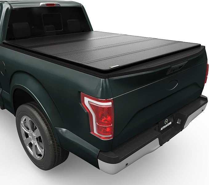 AUTOSAVER88 Hard Quad Fold Truck Bed Tonneau Cover Fit for Ford F-150 F150 2015-2026 with 6.5ft Bed Excl. Raptor Series
