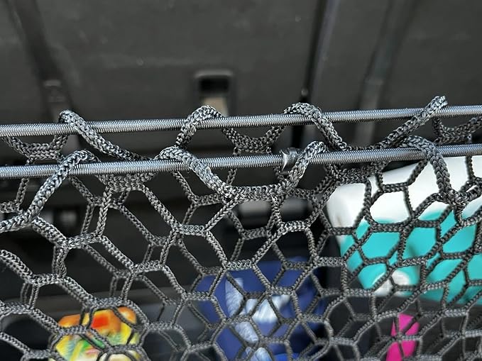 Trunk Organizer Cargo Net for Honda Odyssey 2018–2026 – Envelope Style Cargo Net for Van – Premium Mesh Elastic Car Trunk Organizer Vehicle Carrier Storage – Compatible with Odyssey