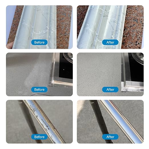 LOZLIN Nano Clear-Crystal Coating Multi-Surface Protector for Marble Granite Tile Countertop, Car Paint Wood Plastic Leather Ceramic Shine & Scratch Stain Protection-100ml