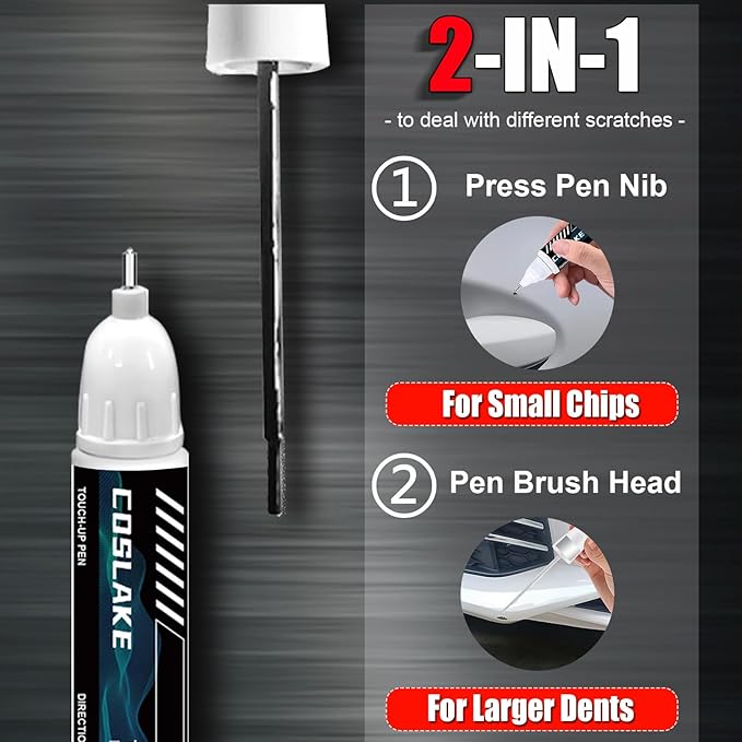 Car Touch Up Paint(Volcanic Red Tintcoat(GNT/WA170H)) for GMC, Car Paint Scratch Repair Kit, Quick & Easy Solution to Repair, 2 in 1 Scratch Remover Pen with Color-Matched