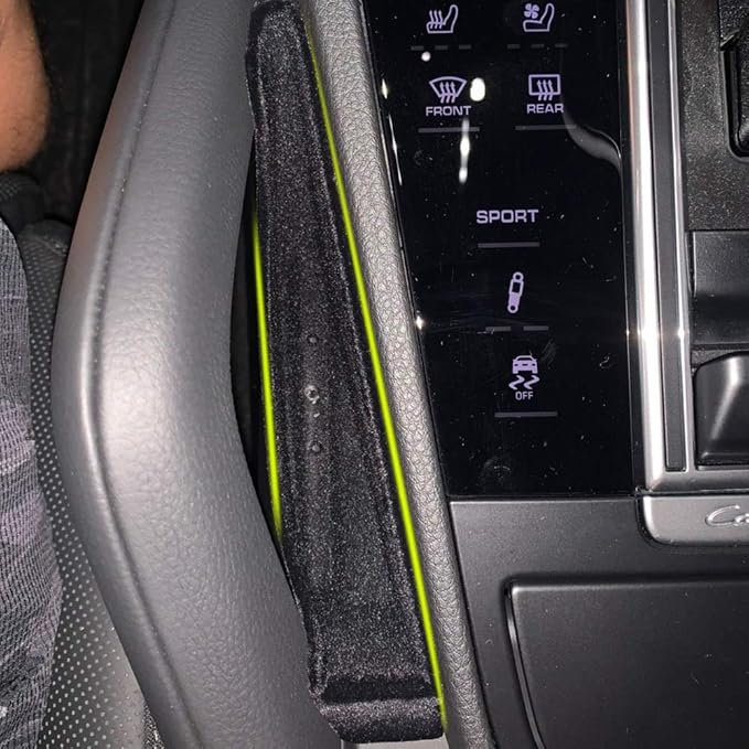 Front Row Armrest Box Storage Tray Compatible with Porsche Cayenne 2019-2025 Phone Container Armrest Organizer Handle Pocket ABS Tray Insert