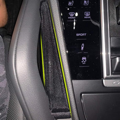 Front Row Armrest Box Storage Tray Compatible with Porsche Cayenne 2019-2025 Phone Container Armrest Organizer Handle Pocket ABS Tray Insert